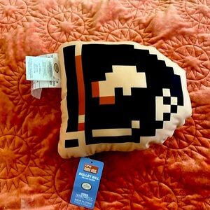 Super Mario Bullet Bill pillow, new with tags.